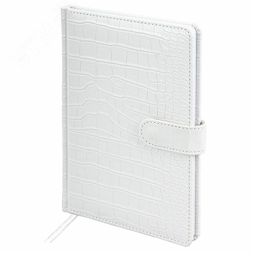 Изображение товара Еженедельник недатированный А5 145х215мм BRAUBERG Party, под кожу, 64л, белый, 114473 (шт)