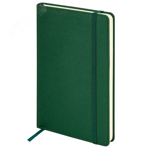Изображение товара Ежедневник недатированный А5 138 х 213мм Base, под кожу, 160 л, темно-зеленый (шт)