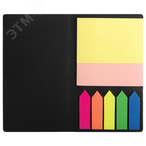 Изображение товара Блок (стикер) и закладки клейкие, набор 51 х 75 мм и 25 х 75 мм + закладки 12 х 44 мм, 20 л (шт)