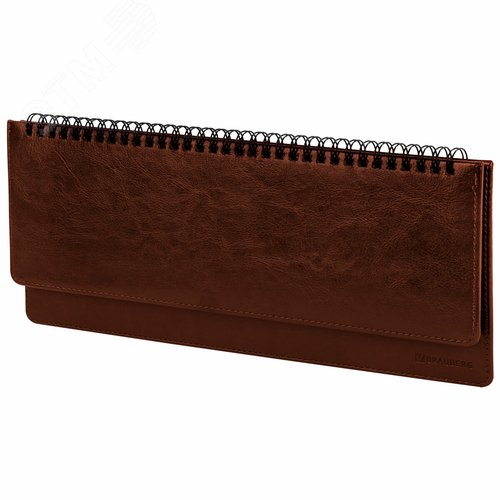 Изображение товара Планинг настольный недатированный 305x140мм BRAUBERG Imperial под кожу, 60л, коричневый, 123499 (шт)