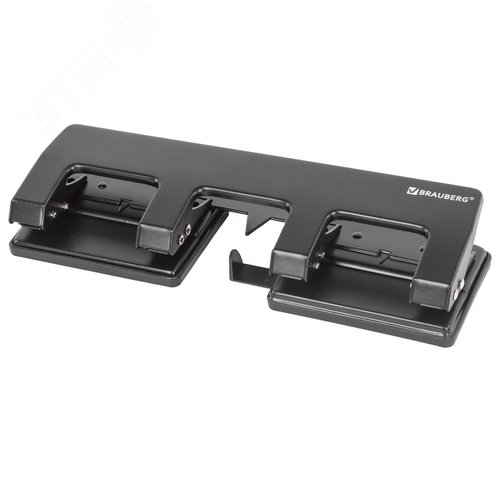 Изображение товара Дырокол металлический на 2-4 отверстия BRAUBERG ''HL-4'', до 15 л, черный, 221160 (шт)