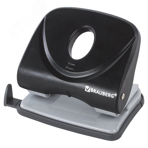 Изображение товара Дырокол BRAUBERG ''Original'', до 25 листов, черный, 222542 (шт)