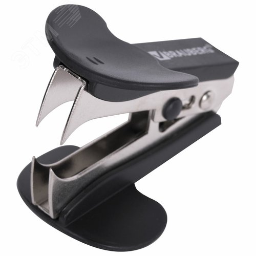 Изображение товара Антистеплер для скоб № 10 и № 24/6, BRAUBERG ''Classic'', с фиксатором, черный, 222547 (шт)