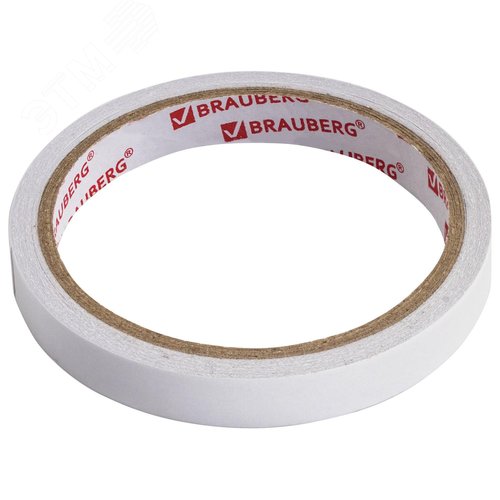 Изображение товара Клейкая двухсторонняя лента 12 мм х 10 м, бумажная основа, BRAUBERG (шт)