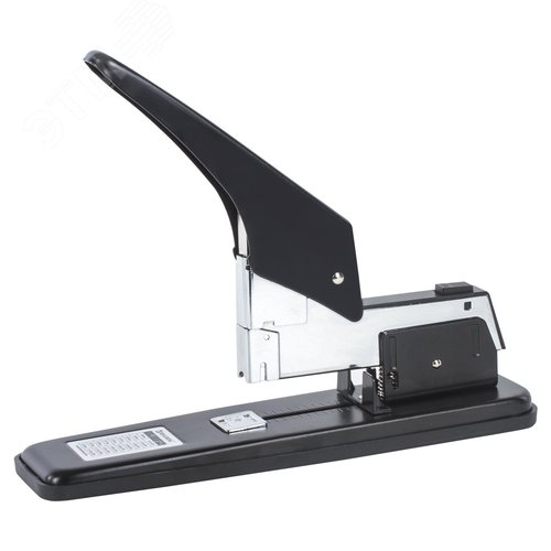 Изображение товара Степлер МОЩНЫЙ №24/6-23/24 металлический BRAUBERG ''Heavy duty'', до 200 листов, черный, 227660 (шт)