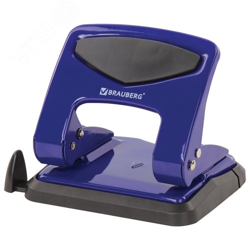 Изображение товара Дырокол металлический BRAUBERG ''PN-150M'', до 35 листов, синий, 227789 (шт)