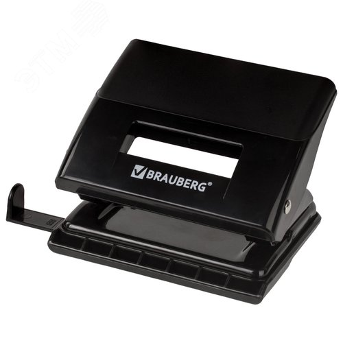 Изображение товара Дырокол BRAUBERG ''Black Jack'', до 20 листов, черный, 227796 (шт)