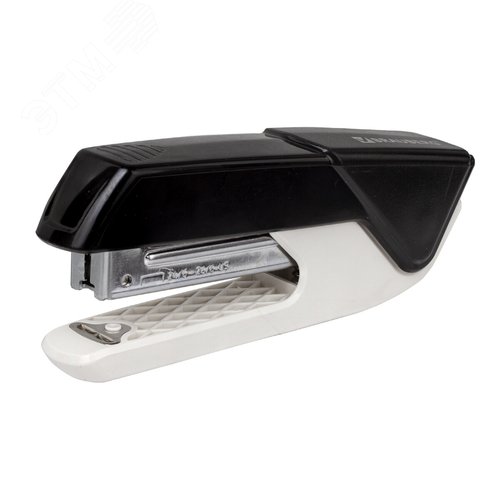 Изображение товара Степлер №24/6, 26/6 BRAUBERG ''ADVANCED'', до 20 листов, с антистеплером, черный, 228748 (шт)