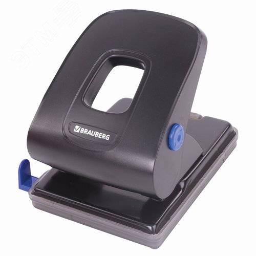 Изображение товара Дырокол металлический BRAUBERG ''Extra'', до 40 листов, черный, 229093 (шт)