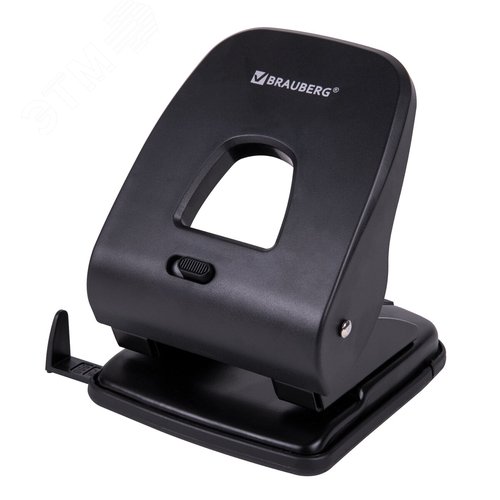 Изображение товара Дырокол BRAUBERG ''SX-40'', до 40 листов, черный, 229695 (шт)
