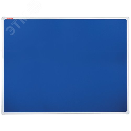Изображение товара Доска c текстильным покрытием для объявлений 60х90см, синяя, ГАРАНТИЯ 10 ЛЕТ,РОССИЯ,BRAUBERG, 231700 (шт)