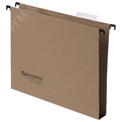 Изображение товара Подвесные папки А4 (350х245мм), до 300л, КОМПЛЕКТ 10 шт, картон, BRAUBERG (Италия),231788 (шт)