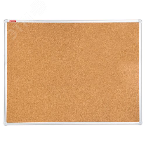 Изображение товара Доска пробковая для объявлений 90х120см, алюминиевая рамка, ГАРАНТИЯ 10 ЛЕТ,РОССИЯ, BRAUBERG, 236445 (шт)