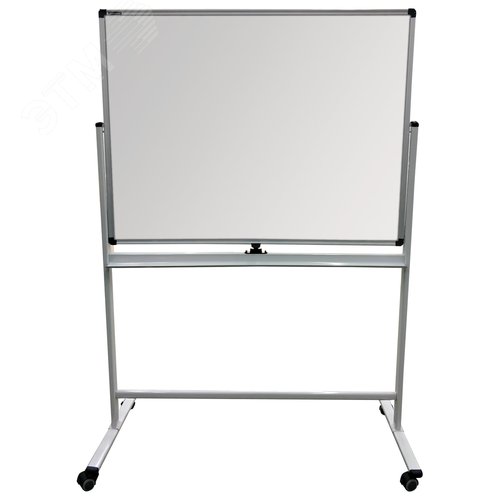 Изображение товара Доска для мела/магнитно-маркерная НА СТЕНДЕ 90х120см, 2-сторонняя, зел/бел,BRAUBERG Premium, 236852 (шт)