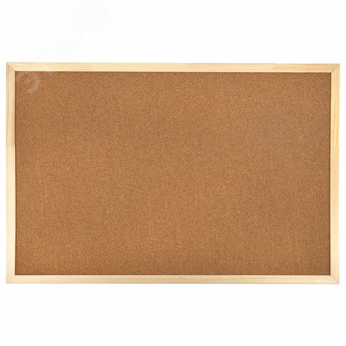 Изображение товара Доска пробковая для объявлений 60х90см, деревянная рамка, ГАРАНТИЯ 10 ЛЕТ, Россия, BRAUBERG,236860 (шт)