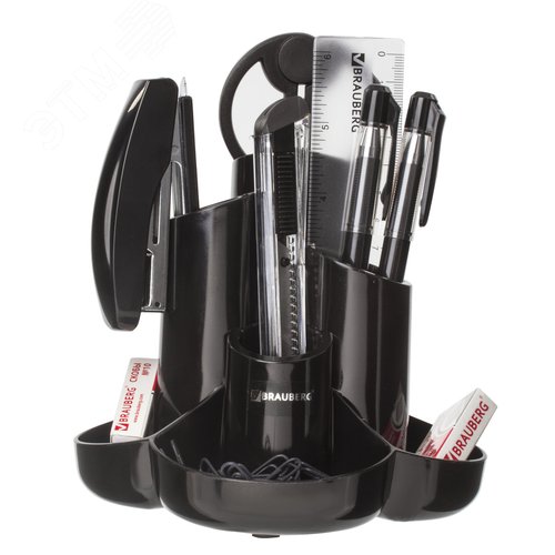Изображение товара Канцелярский набор BRAUBERG ''Богемия'', 10 предметов, черный, 236951 (шт)