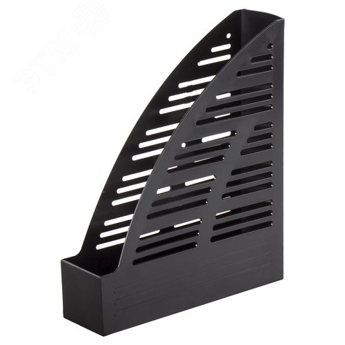Изображение товара Лоток вертикальный для бумаг BRAUBERG ''Standard'', 245х70х295 мм, черный, 237220 (шт)