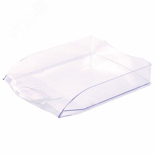 Изображение товара Лоток горизонтальный для бумаг BRAUBERG ''Delta'', A4 (340х270х60 мм), прозрачный, 237262 (шт)