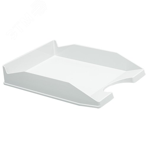 Изображение товара Лоток горизонтальный для бумаг КОМПЛЕКТ 2шт., BRAUBERG ''Modern'', 346х254х61 мм, белый, 238026 (шт)