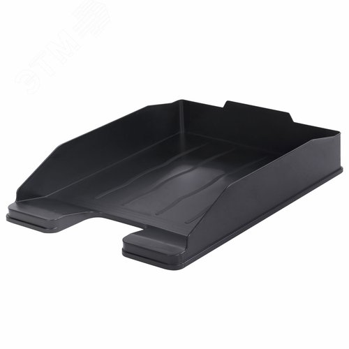 Изображение товара Лоток горизонтальный для бумаг BRAUBERG ECONOMY, 340х255х60 мм,черный, 238106 (шт)