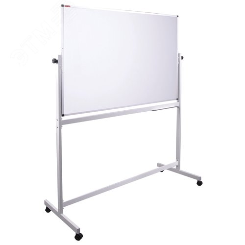 Изображение товара Доска магнитно-маркерная НА СТЕНДЕ 100х150см, 2-сторонняя, BRAUBERG, 238141 (шт)