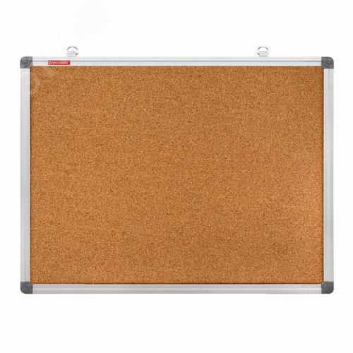 Изображение товара Доска пробковая для объявлений 45х60 см, алюминиевая рамка, BRAUBERG Extra, 238307 (шт)