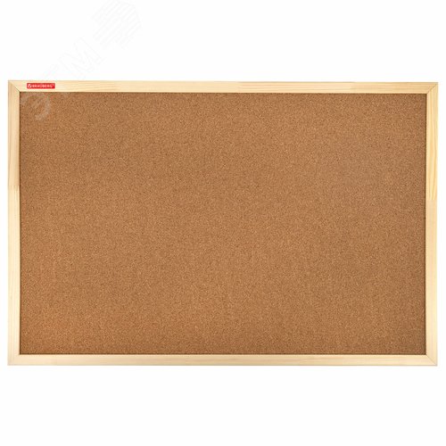 Изображение товара Доска пробковая для объявлений 60х90 см, деревянная рамка, BRAUBERG Wood, 238311 (шт)