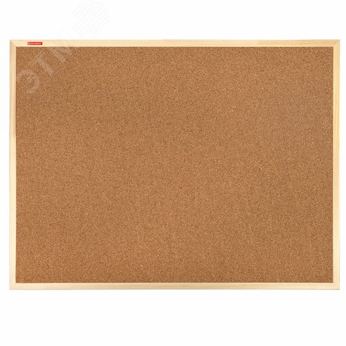 Изображение товара Доска пробковая для объявлений 90х120 см, деревянная рамка, BRAUBERG Wood, 238312 (шт)