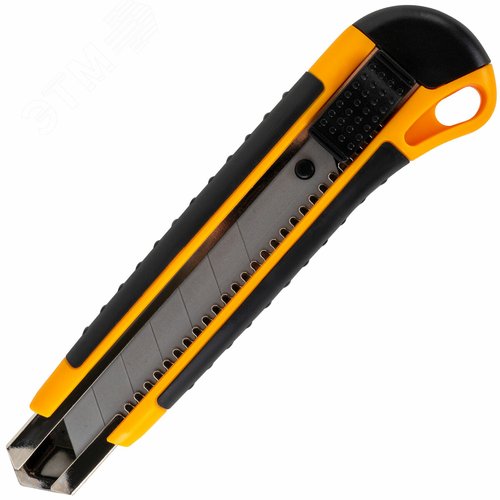 Изображение товара Нож универсальный мощный 25 мм BRAUBERG EXTRA, автофиксатор, резиновые вставки, 238731 (шт)