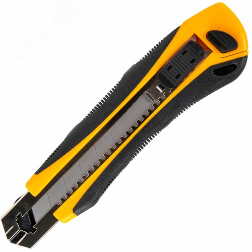 Изображение товара Нож универсальный мощный 25 мм BRAUBERG EXTRA-DL, с двумя фиксаторами, резиновые вставки, 238732 (шт)