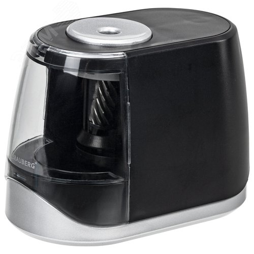 Изображение товара Точилка электрическая BRAUBERG ONE фреза с автостопом, 4 батарейки AA/USB (под адаптер), 270577 (шт)