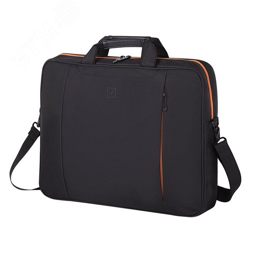 Изображение товара Сумка портфель BRAUBERG OFFICE с отделением для ноутбука 17,3'', черная, 34х44х6 см (шт)