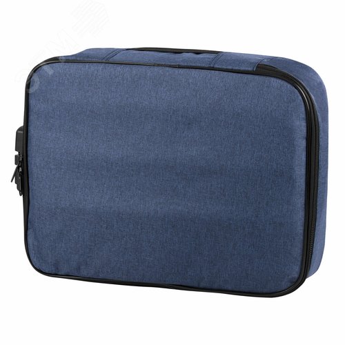 Изображение товара Папка-органайзер для документов с кодовым замком СИНИЙ ВОДОНЕПРОНИЦАЕМЫЙ А4, BRAUBERG, 271961 (шт)