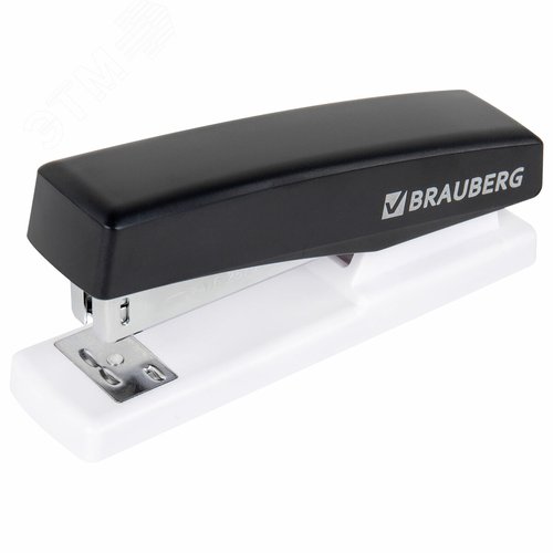 Изображение товара Степлер №24/6, 26/6 BRAUBERG ''STYLE MAX'', до 30 листов, черный, 272749 (шт)