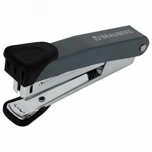 Изображение товара Степлер №10 металлический BRAUBERG ''UNIVERSAL GT'', до 16 листов, с антистеплером, черный, 272750 (шт)