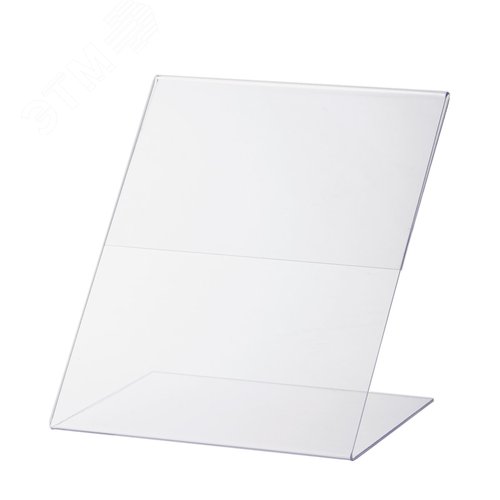 Изображение товара Держатели для ценников, 80х90 мм, КОМПЛЕКТ 10шт., оргстекло, BRAUBERG, 290410 (шт)