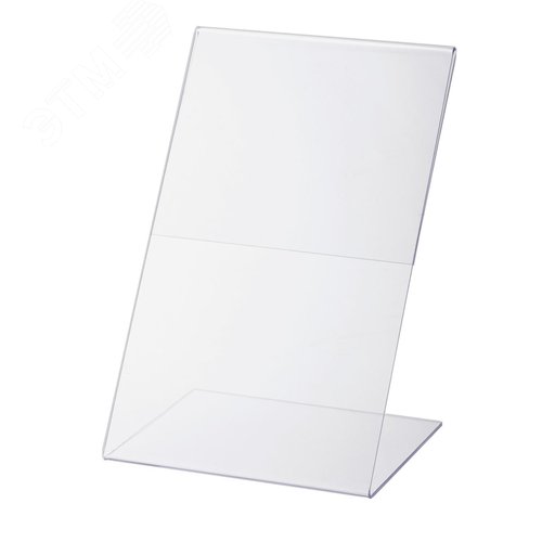 Изображение товара Держатели для ценников 80х130 мм, КОМПЛЕКТ 5шт., оргстекло, BRAUBERG, 290411 (шт)