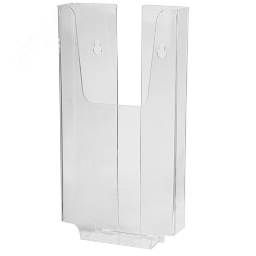 Изображение товара Подставка настенная для рекл. материалов МАЛОГО ФОРМАТА (105х210х30мм), оргстекло, BRAUBERG, 290434 (шт)