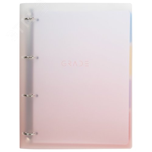 Изображение товара Тетрадь на кольцах БОЛЬШАЯ 305х235мм А4, 120л, пластик, с разделителями, BRAUBERG, Красный, 404626 (шт)