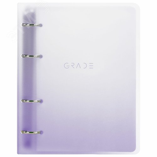 Изображение товара Тетрадь на кольцах А5 175х220мм, 120л, пластик, с разделителями, BRAUBERG, Фиолетовый, 404627 (шт)