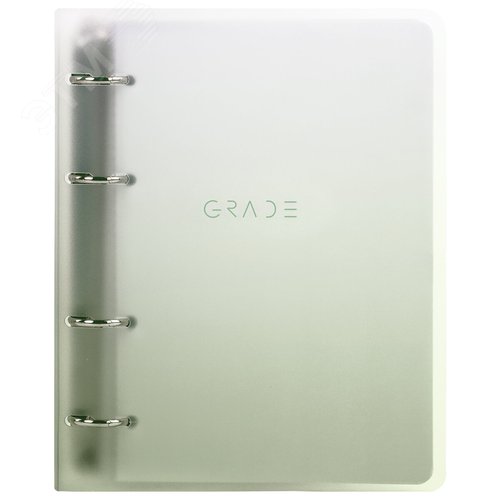 Изображение товара Тетрадь на кольцах А5 175х220мм, 120л, пластик, с разделителями, BRAUBERG, Зеленый, 404629 (шт)