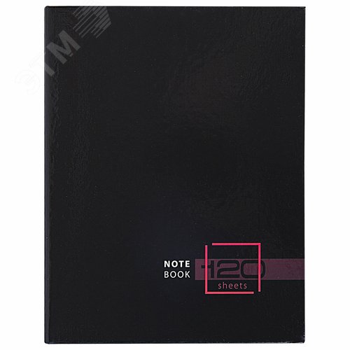 Изображение товара Тетрадь на кольцах А5 175х215мм, 120л, твердый картон, клетка, BRAUBERG, Dark, 404709 (шт)