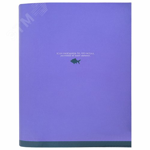 Изображение товара Тетрадь на кольцах А5 175х215мм, 120л, твердый картон, клетка, BRAUBERG, Monocolor, 404716 (шт)