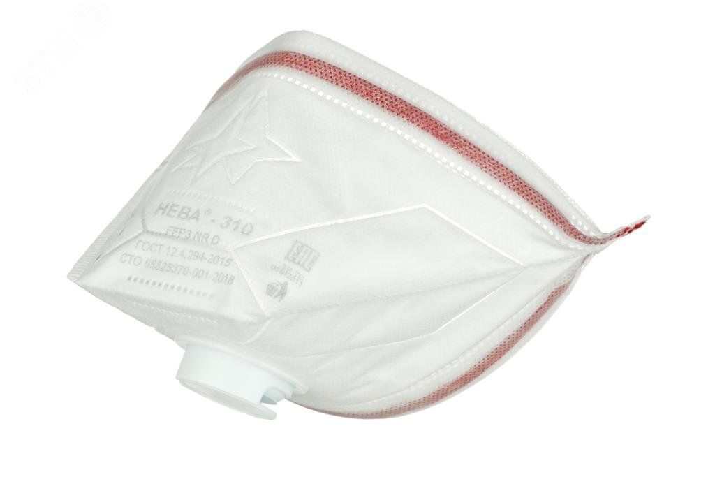 Изображение товара Респиратор Нева 310 FFP3 NR D с клапаном выдоха одноразовый
