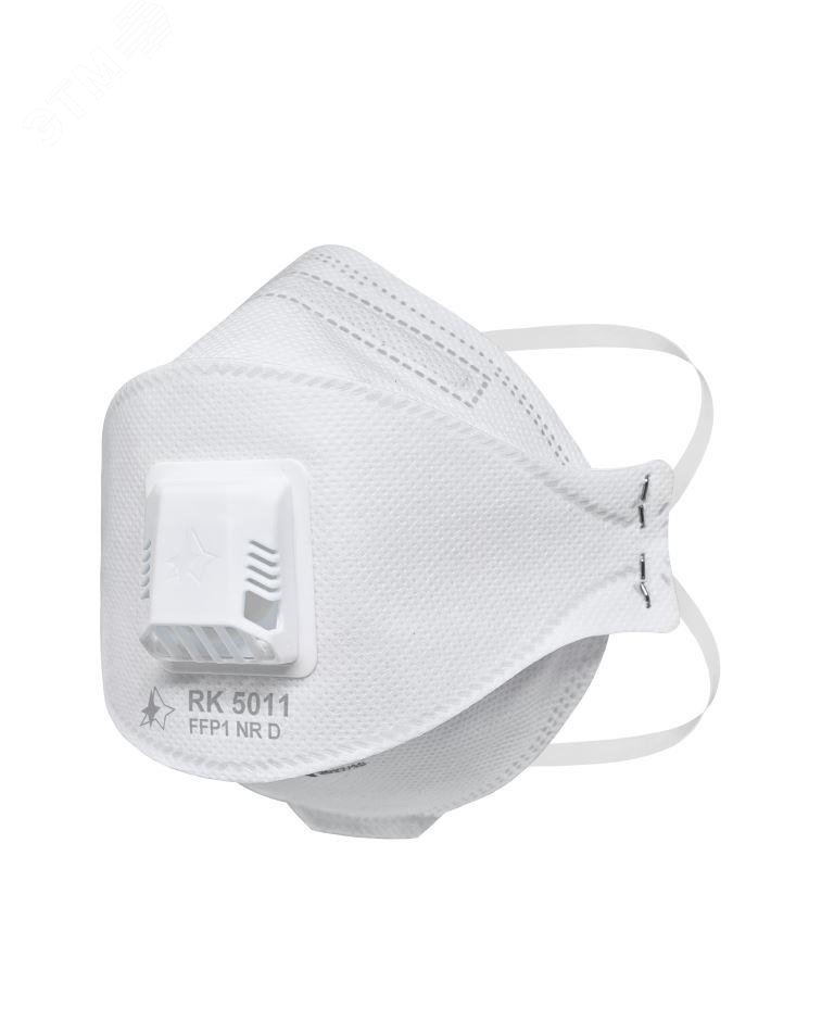 Изображение товара Респиратор RK 5011 FFP1 NR D с клапаном одноразовая защита дыхательных путей