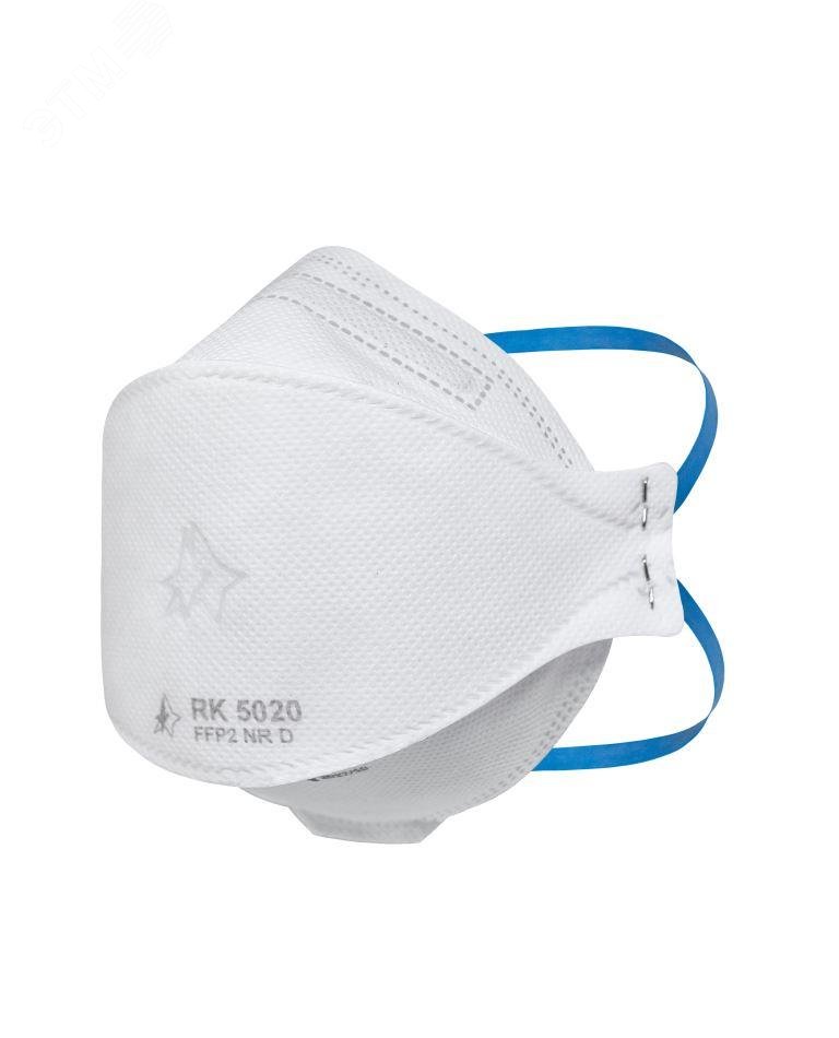 Изображение товара Респиратор RK 5020 FFP2 NR D без клапана одноразовый защитный фильтр