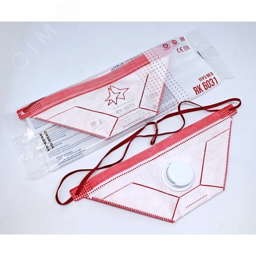 Изображение товара Респиратор RK 6031 FFP3 NR D с клапаном (шт)