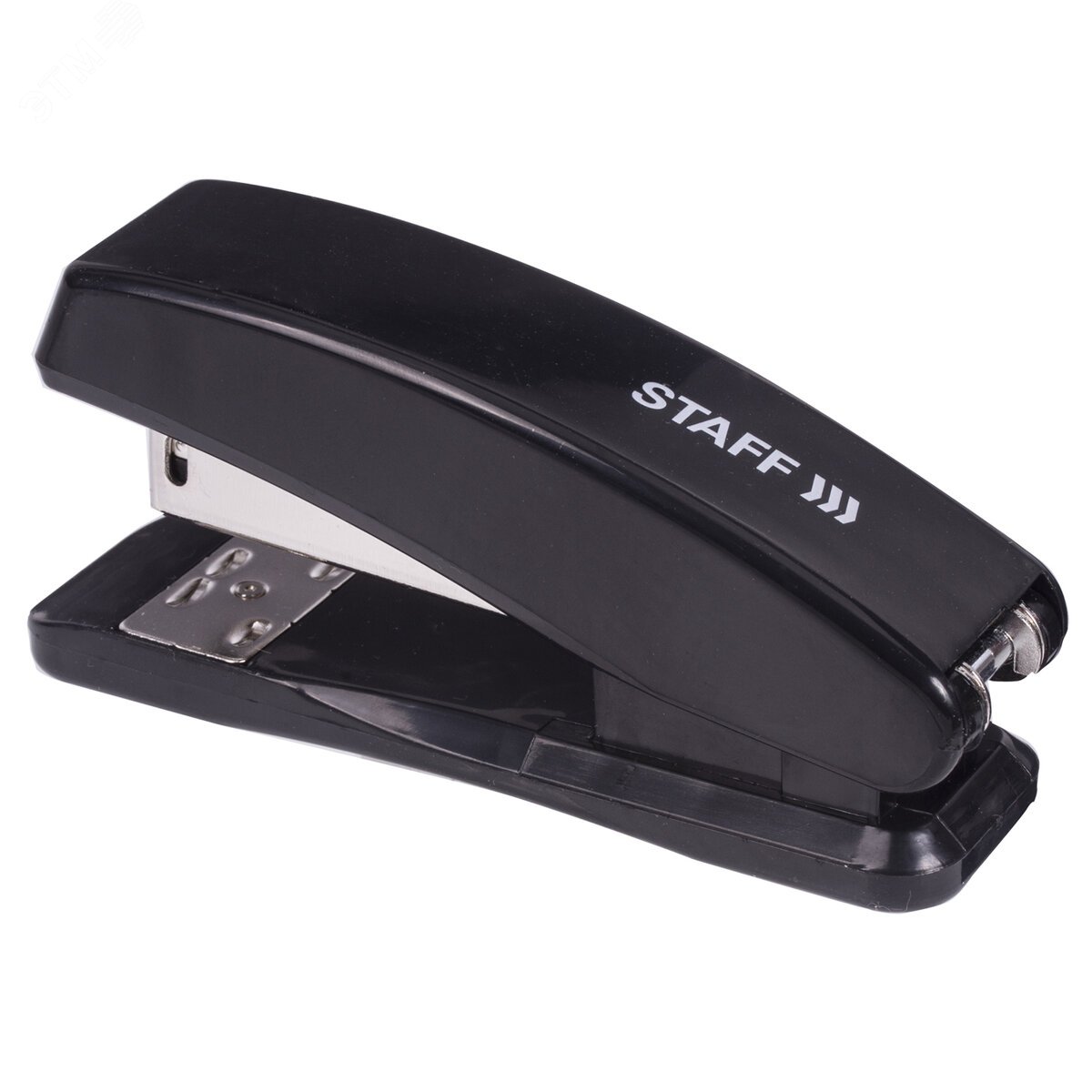 Изображение товара Степлер №24/6, 26/6 STAFF Basic, до 20 листов, черный, 224626 (шт)