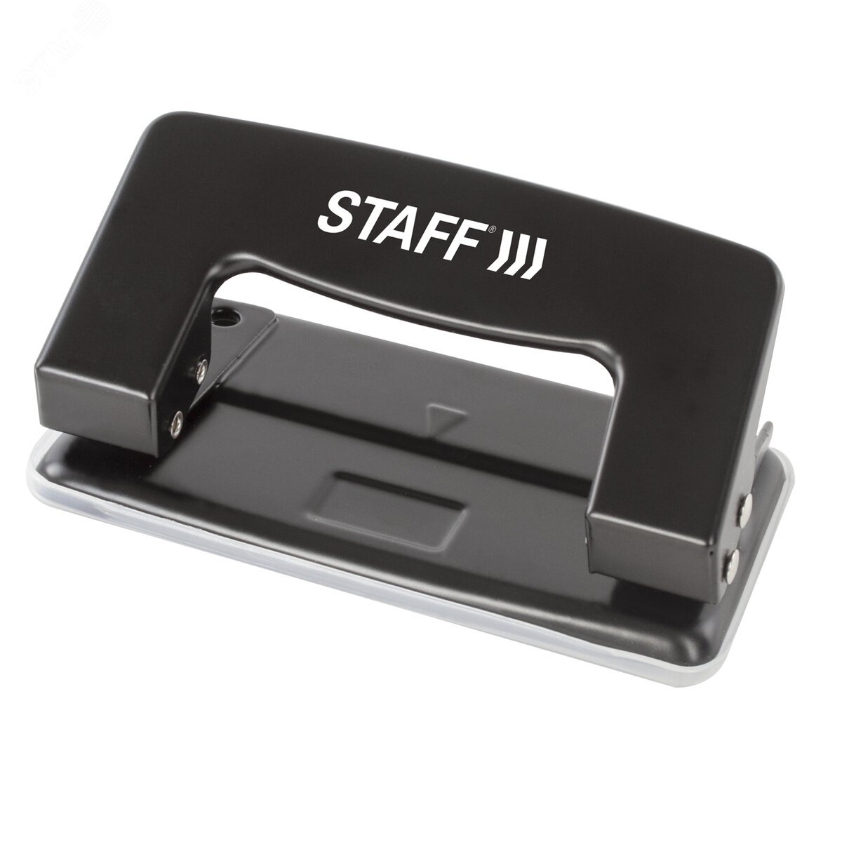 Изображение товара Дырокол металлический STAFF EVERYDAY, до 10 листов, без линейки, черный, 224647 (шт)