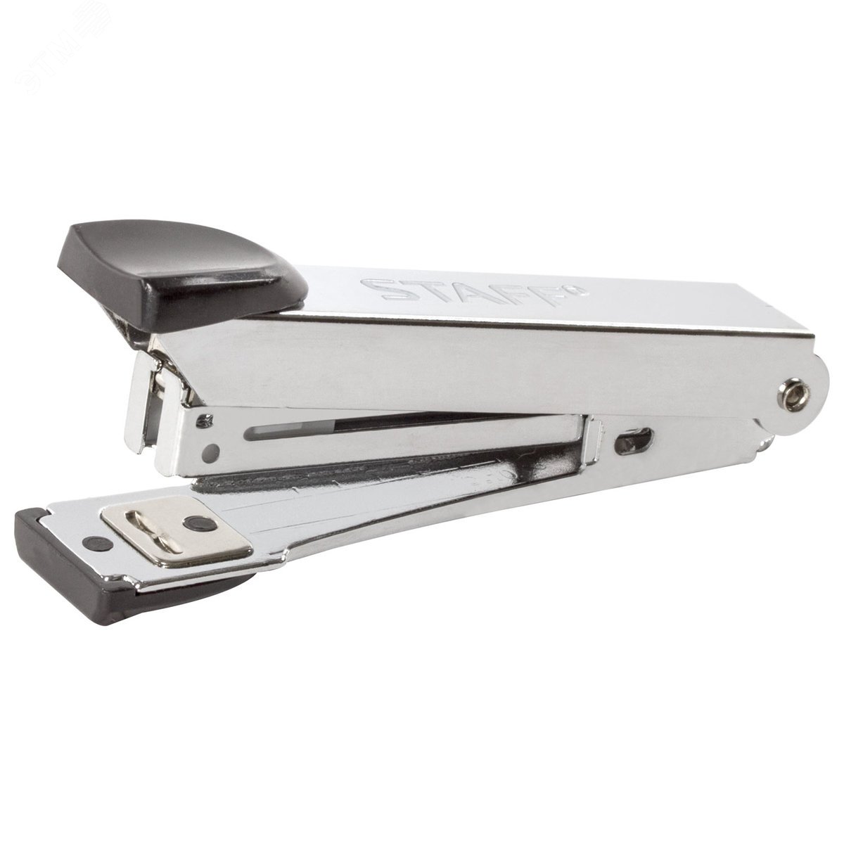Изображение товара Степлер №10 металлический STAFF Manager, до 18 листов, с антистеплером, черный, 226844 (шт)